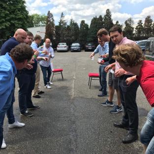 Zomerbarbecue als afsluiter van dagje teambuilding