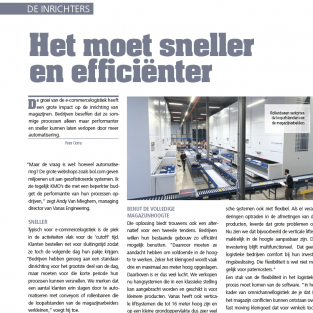 HET MOET SNELLER EN EFFICIËNTER