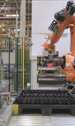 Lifts verticaux avec robots